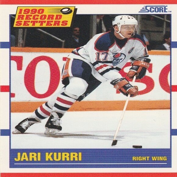 Jari Kurri Hockey Card Collection - 5 Edmonton Oilers NHL Hockey Cards - Picture 2 of 6